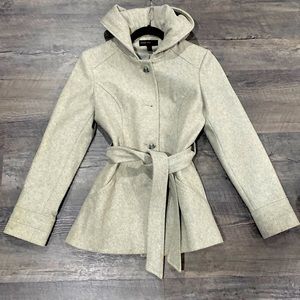 Pea Coat W Hood and Belt